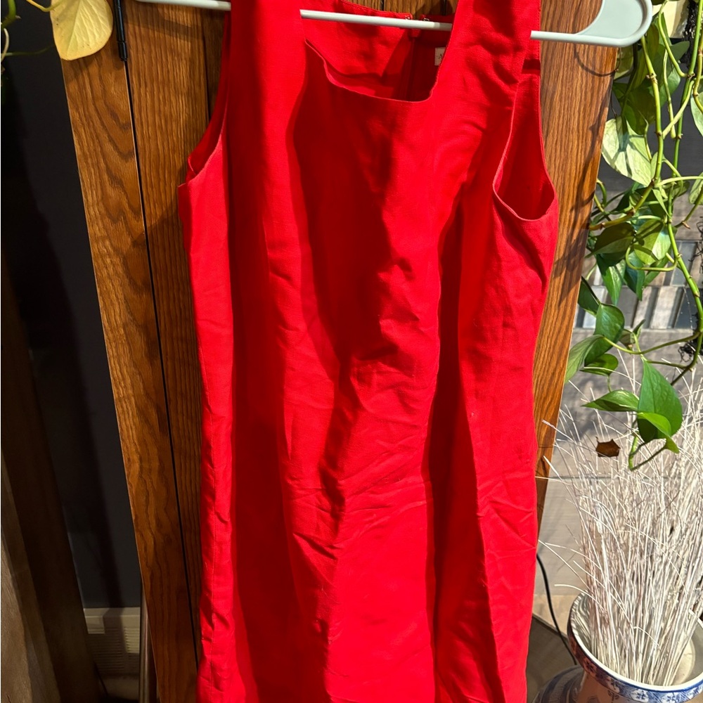 Women’s red dress sleeveless